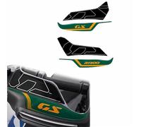 Autocollant de carrosserie Autocollants 3D En Résine Pour Protège-mains De Moto Pour BMW R1300 GS 2024, Protection Imperméable Et Anti-rayures(Green)