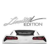 Autocollant De Carrosserie De Voiture Édition Limitée - Écusson D'insigne Chromé, Symbole De Garniture D'icône Métallique, Marqueur en, Motif Extérieur avec Machine À Brillante | Scène