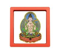 Autocollant de Carte Protection Tai Sui 2026 | Autocollant En Métal Bouddha Traditionnel | Carte Traditionnelle Chinoise De L'Année Du Cheval | pour Hommes Femmes Famille Amis et Appareils Électroniqu
