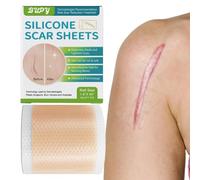 Autocollant De Cicatrice En Silicone Auto-adhésive - Taille 4x150 Cm, Matériau En Silicone, Couleur Transparente, Ruban D'élimination De La Cicatrice, Patch De Soins De La Peau, Réutilisable | Traitem