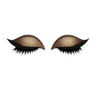 Autocollant De Cils Maquillage Pour Les Yeux Avec Des Fards À Paupières Intégrés Pour Les Instants Ne Regarde Pas Faux Cils
