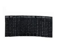 Autocollant de clavier Transparent russe, étiquette de langue, Alphabet, pour portugais, coréen, japonais, accessoires pour ordinateur portable