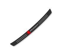 Autocollant de Coffre de Voiture pour Peugeot 206 207 208 3008 308 307 406 407, Voiture Bande de Seuil en Fibre de Carbone,A