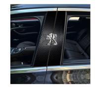 Autocollant de Colonne Montante Centrale Voiture, pour Peugeot 2008 II Active/2008 GT/2008 Active Business 2019-2025 Garniture Montant B Vitre Portière Voiture Tuning Accessoires