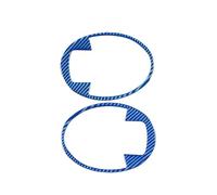 Autocollant de console centrale Pour Eclipse 2006-2011 bol de porte voiture cadre décoratif autocollant intérieure(Bleu)