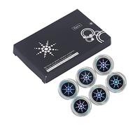Autocollant de contre les Radiations, Bonne Adhérence EMF Absorption de Chaleur Patch Anti-rayonnement Taille Compacte 6PCS Four à Micro-ondes Rond Finition Brillante (Argent)