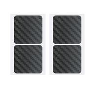 Autocollant de contrôleur de texture de carbone de peau, 2 pair | Peau de protection pour pavé, accessoire de jeu, pour contrôleur 2, autocollant de protection pour pavé
