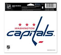 Autocollant de couleur multi-usage WinCraft NHL Washington Capitals 5"""" x 6""""
