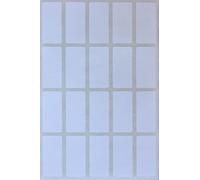 Autocollant De Couleur Rectangulaire Blanc, 40mm X 19mm - ?Tiquettes ¿¿ Code De Couleur- Paquet De 300 Par Royal Green