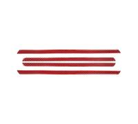 Autocollant De Couverture Bande Garniture Panneau Porte Intérieure, Accessoires Décoration D'intérieur Voiture, Pour Ford Pour Explorer 2013 - 2019 autocollants(Rosso)