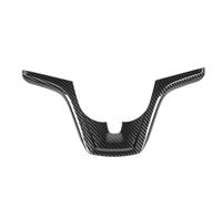 Autocollant De Couverture De Décoration Volant Voiture En Fiber De Carbone ABS, Pour Chevy Pour Camaro 2012 - 2015, Accessoires D'intérieur Intérieurs Voiture(B Carbon Fiber 1pc)