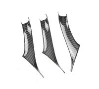 Autocollant de couverture de poignée de porte intérieure de voiture LHD/RHD, garniture de texture en carbone pour BMW Série 5 F10 F18 Poignée Intérieure(C-FiberRHD)