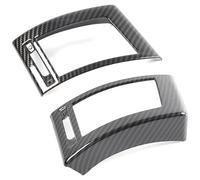 Autocollant De Couverture Décoratif Pour Cadre Sortie D'air Latéral Console Centrale Voiture ABS, Accessoires Pour Jaguar F-TYPE 2013 - 2024 autocollants(Carbon Fiber)