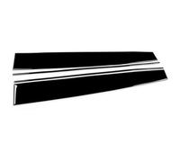 Autocollant De Couverture Panneau Tableau Bord Console Centrale Intérieure Voiture En Fiber Carbone Pour Tesla Modèle 3 Y 2017 - 2022 autocollants(Noir)
