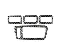 Autocollant De Décoration Autocollant Décoratif Pour Panneau De Commande De Lève-vitre De Voiture, Pour VW Pour Golf 7 Pour GTI MK7 2013-2019, Accessoires Intérieurs.(Carbon Look2,Conduite à droite)