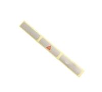 Autocollant de défense pour bouton de commande de direction - Surface texturée antidérapante - Forte précision - Patchs adhésifs pour boutons de fixation