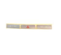 Autocollant de défense pour bouton de commande de direction - Surface texturée antidérapante - Forte précision - Résistant à l'usure - En PVC