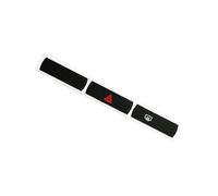 Autocollant de défense pour bouton de commande de direction - Surface texturée antidérapante - Forte précision - Patchs adhésifs pour boutons de fixation