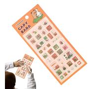 Autocollant De Dessin Animé Étanche 3D Autocollant Animal Inspirateur Design Créatif Décoration Durable Étiquette Scrapbooking Journal Planner Récompense | Bouteille Pour Ordinateur Portable