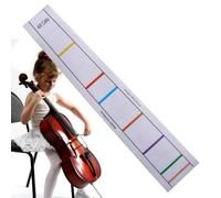 Autocollant de doigt de de violoncelle - Autocollant de doigt d'étiquette de panneau de adhésif pour les débutants de formation pratique | Marqueurs de position de de violoncelle longue durée po