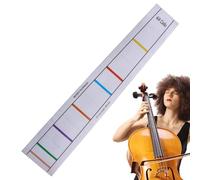 Autocollant De Doigt De Frette De Violoncelle - Étiquette De Décalcomanie De Position De Guides De Doigt De Violoncelle, Autocollants De Pratique De Violoncelle | Autocollant Adhésif De Doigt D'étique