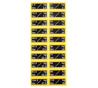 Autocollant de fitness en PVC à application rapide - Non pour centres commerciaux