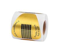 Autocollant de forme d’ongle - Autocollants d’extension d’ongles en forme de fer à cheval avec des numéros marqués,Conseils d'extension d'ongles pour conseils de Nail Art, ruban adhésif pour Fulenyi