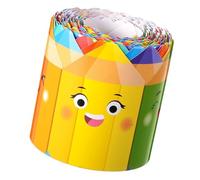 Autocollant De Garniture Bordure À Crayon Coloré Garniture Tableau D'affichage 32 8 Pieds Pour Tableau D'affichage En Classe Autocollant Bureau