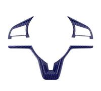 Autocollant De Garniture De Panneau De Volant De Voiture Pour Nissan Pour Qashqai J11 Pour Xtrail T32 Pour Rogue Pour Note Pour Versa Garniture intérieure(BLEU,X-3)