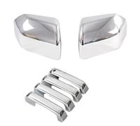 Autocollant De Garniture De Rétroviseur Pour Ford F150 2015-2020 Raptor, Pour Rétroviseur Latéral Et Poignée De Porte FIXCOR(Argent)