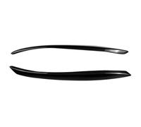 Autocollant de garniture de sourcil de phare de voiture compatible avec Audi TT 2006-2014, bandes de paupières de lampe, couvercle en fibre de carbone