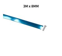 Autocollant De Garniture De Style De Moulage De Protection De Porte Automatique,Bande De Carrosserie Chromée Extérieure,Pare-Chocs,6mm,8mm,10mm,12mm,15mm,20mm,30mm,3m,5m - Type 3mx8mm