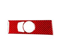 Autocollant De Garniture Panneau Commutateur Phare En Fibre Carbone Accessoires Intérieurs Voiture Pour Série 5 E60 2004 2005 2006 2007(2 Red1)