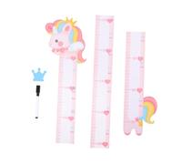 Autocollant de Hauteur Garçon et Filles 1 Set Rose Pvc Motif Animal | Décoration Murale Chambre, Amovible et Imperméable, Ne Se Décolore Pas, pour Murs Intérieurs