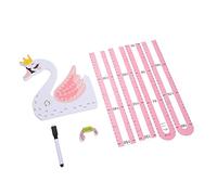 Autocollant De Hauteur Pour Chambre Denfant 1 Ensemble De Tableau De Croissance 3d Motifs Danimaux Amusants Facile À Appliquer