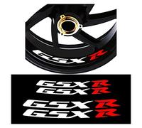 Autocollant de Jante Moto 4 X pour Su-zu-ki Gsxr Gsx-r 600 750 1000 Jante De Roue De Moto Vinyle Réfléchissant Autocollants Décoratifs Stickers (Color : H)