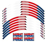Autocollant de la Moto Autocollant Moto Externe Stickers Roues Roues frontière décalcomanie réfléchissant Pneu for HRC CBR250RR CBR400RR CBR600RR CBR1000RR (Color : 1)