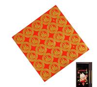 Autocollant de l'année du dragon pour la fête du printemps, Nouvel An chinois, étiquettes adhésives Happy Lunar avec Fu | Mini autocollants d'étanchéité créatifs de