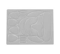 Autocollant de levage de visage, patch d'élimination des rides 16Pcs, silicone pratique efficace et pratique pour le visage au repos