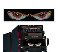 Autocollant de lumière œil de démon - Phare LED animé Dynamique, Bande autocollante Flexible et étanche pour Voiture, Accessoire d'éclairage oculaire de Mouvement pour Le Style du véhicule | Effet de