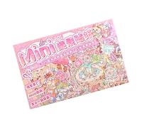 Autocollant de maison miniature de dessin animé amusant pour scrapbooking, journal, carnet, cadre photo, étui de téléphone, PET pour décorations de scrapbooking