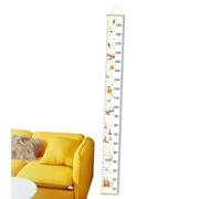 Autocollant de mesure de croissance pour enfant avec décoration murale amovible et réutilisable, 59 x 7,9 pouces, pour crèche, salle de bain, Do