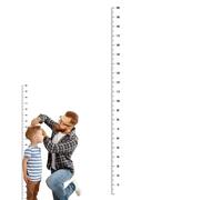 Autocollant de mesure de hauteur - indicateur de hautteur Règle adhésive | Tableau de hautteur des portables | Mesure de hauteeur Sticker Stickers pour chambre à coucher, jardin d'