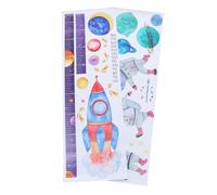 Autocollant de Mesure de Taille Astronaute Amovible en Pvc, 1 Set