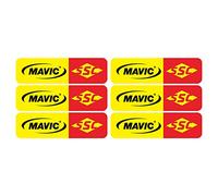 Autocollant de moyeu de vélo 6pcs Ma-vic SSC Autocollant de roue de vélo de route Autocollants de roue de vélo Autocollants de moyeu Autocollants de roues Autocollants de jante Autocollants de vélo