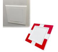 Autocollant de panneau d'accès pour mur/plafond - Couvercle amovible - Siphon d'inspection pour plomberie - 330 x 330 mm (13 x 13) - Installation facile - Idéal pour l'entretien