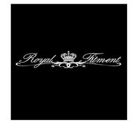 Autocollant de Pare-Brise Avant étanche à Motif de Couronne Royal Stance 90 x 15 cm(White)