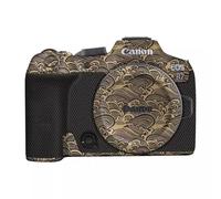 Autocollant de peau pour IL EOS R7,autocollant de corps,film rond en vinyle,décalcomanies de protection anti-rayures,accessoires d'appareil photo sans miroir,3M,EOSR7 - Type Wave Gold