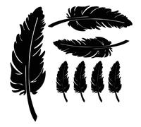 Autocollant de Plume de Voiture,iSpchen Autocollants 3D Autocollants de Réparation de Rayures Décoratifs Autocollants de Pare-Chocs de Carrosserie Autocollants Voiture Autocollant Mural