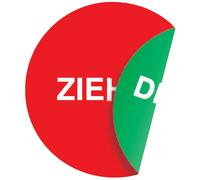 Autocollant de porte ( 3000277038 ) Ø 100 mmLxB Film autocollant